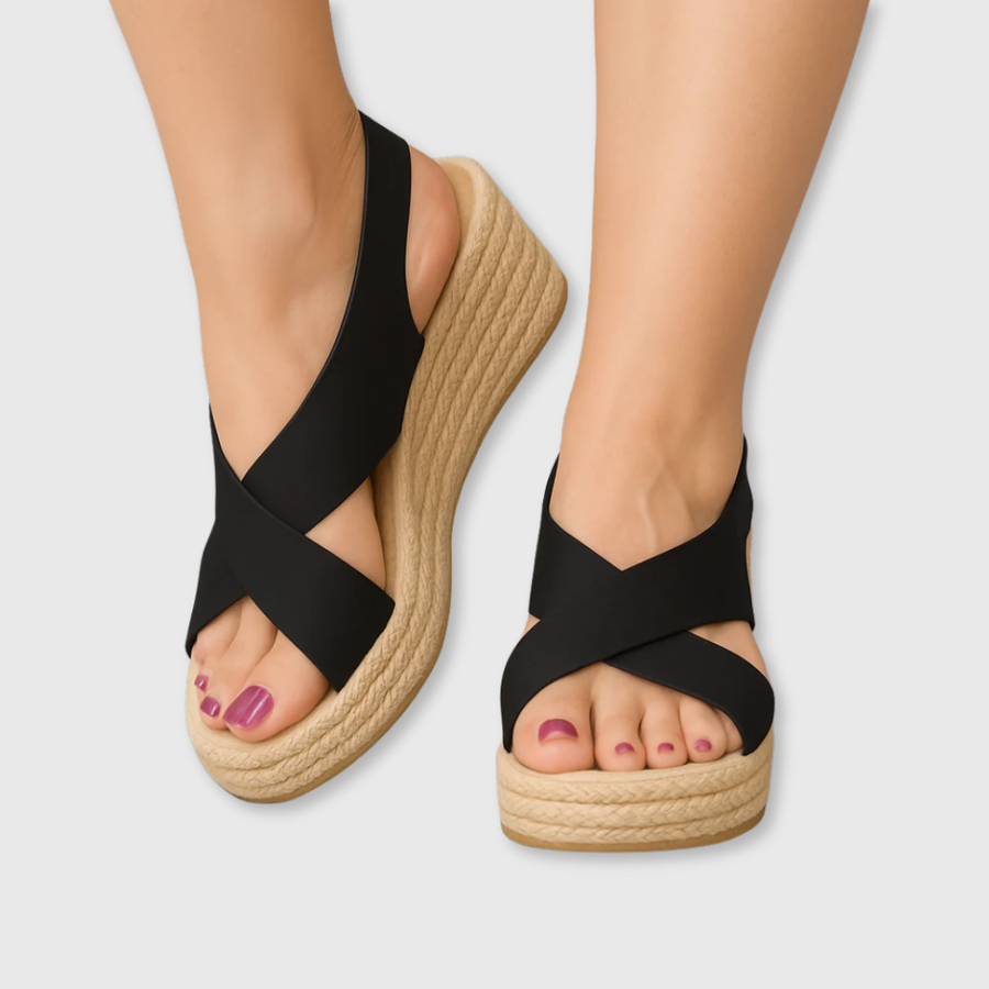 Bailey - Elegantiškos Espadrilės Sandalai