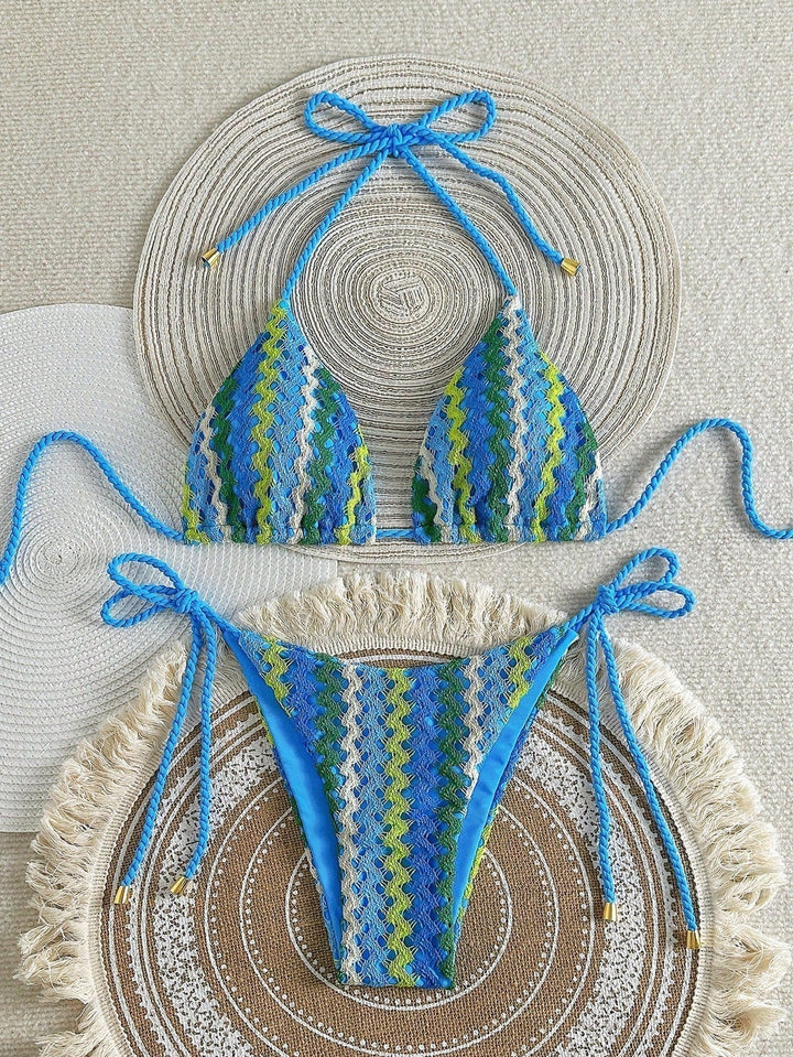 Adalynn - Nėrinių išvaizdos trikampis bikini