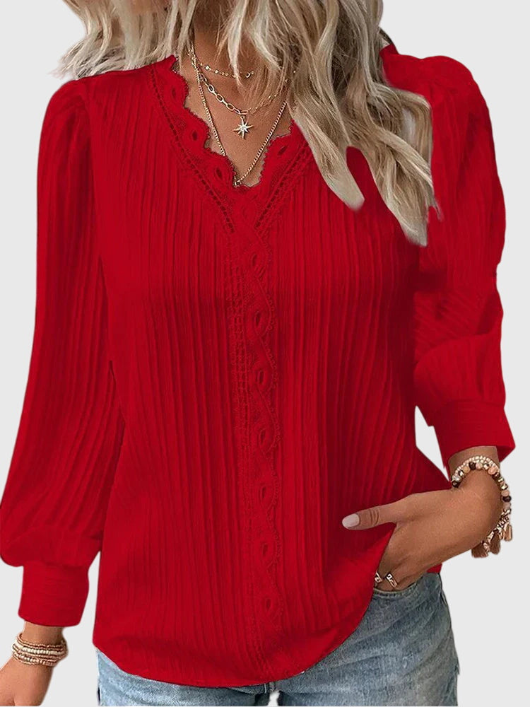 Ruby - Elegantiška Puloverio Bluzė