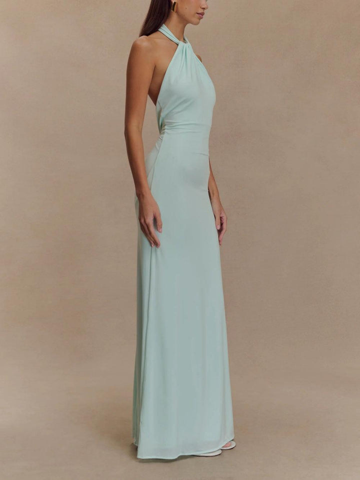 Kristalų - Elegantiška Maxi Suknelė