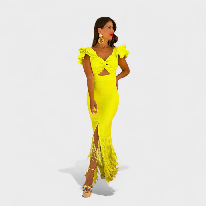 Tara - Neon Flamenco Suknelė