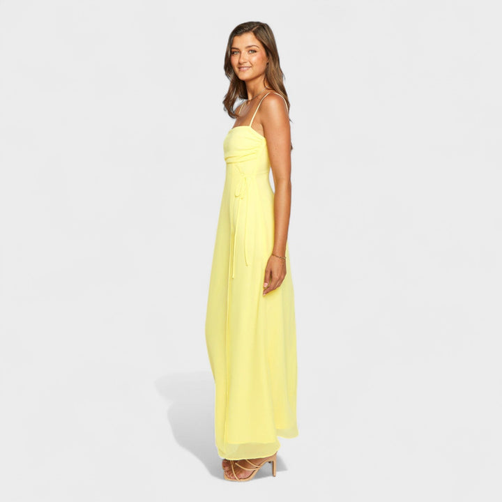 Gabrielle - Geltona Maxi Suknelė
