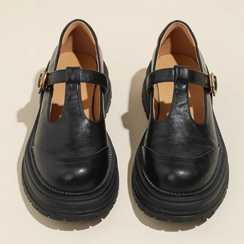 Luisa – Vintažinis T-Strap Batai