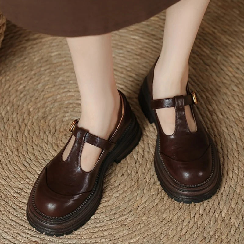 Luisa – Vintažinis T-Strap Batai