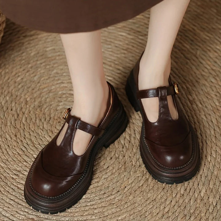 Luisa – Vintažinis T-Strap Batai