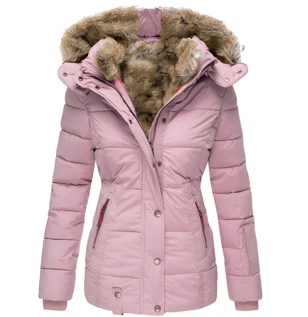 Anna - Slim-Fit pūkinė striukė