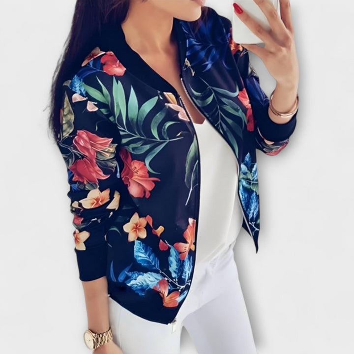 Andreia - Elegantiška Gėlių Bombardierio Striukė