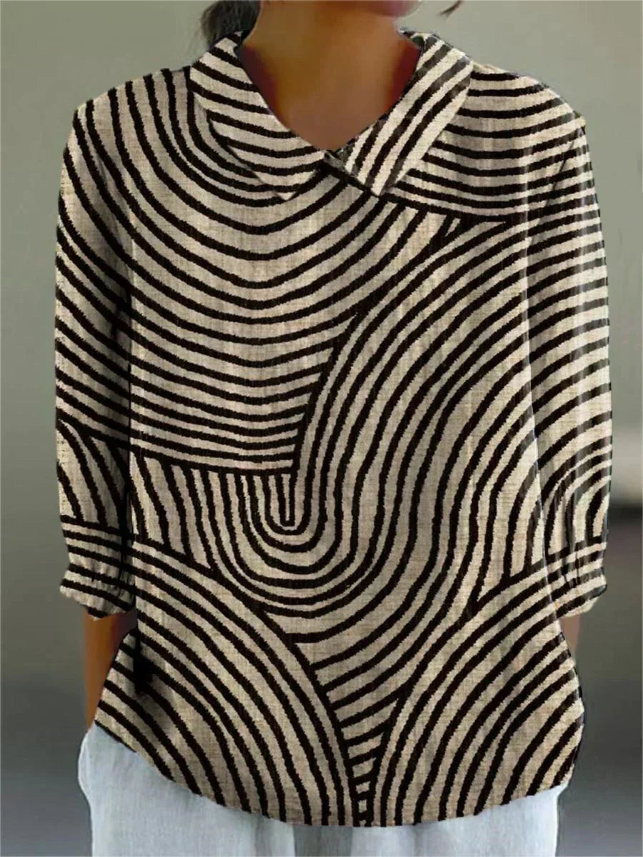Kimberly - Monochrominė Banga Bluzonė