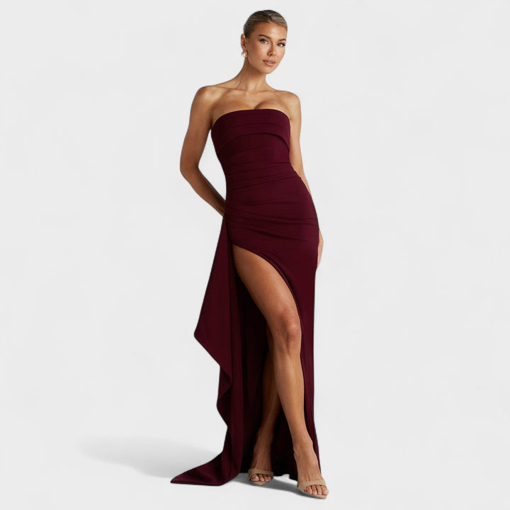 Meredith - Maxi Suknelė Elegancija